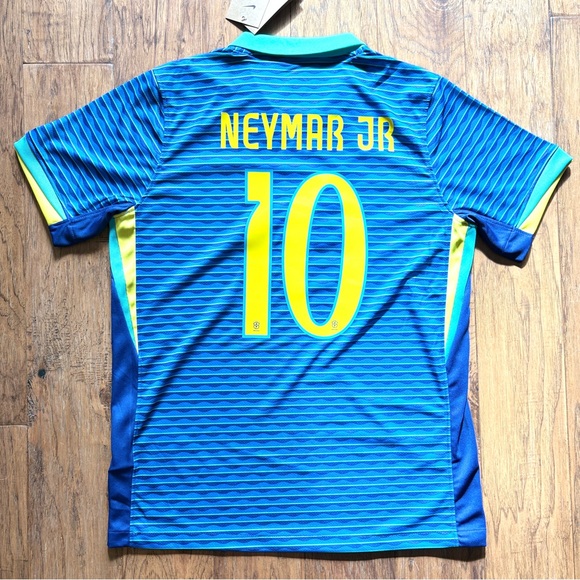 NIKE ADULT Neymar Jr Brazil Soccer Jersey New with Tags Attached - SHIPS TODAY - Picture 2 of 5